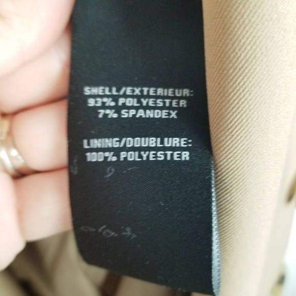 Bagatelle Collection Tan Sleeveless Longline Blazer Vest NWT - Picture 9 of 11